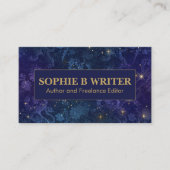  Kosmische Marine en Gouden Schrijvers Visitekaartje (Voorkant)