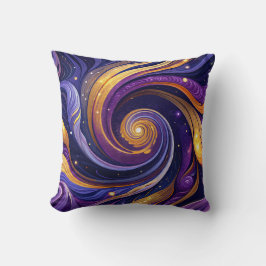 kosmische marmeren werveling kussen