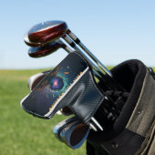 Kosmische meditatie: "BREEK DE GEEST, BEZIT DE KOS Golfheadcover (Insitu)