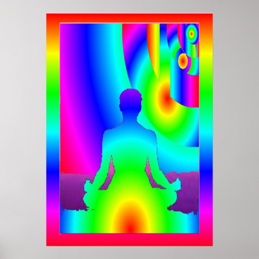 Kosmische meditatie poster (Voorkant)