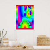 Kosmische meditatie poster (Keuken)