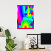 Kosmische meditatie poster (Thuiskantoor)