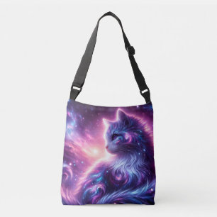 Kosmische Melkweg Mystieke Katachtige Hemellichame Crossbody Tas