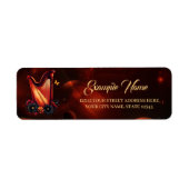 Kosmische melodie, de magie van de harp. etiket (Voorkant)