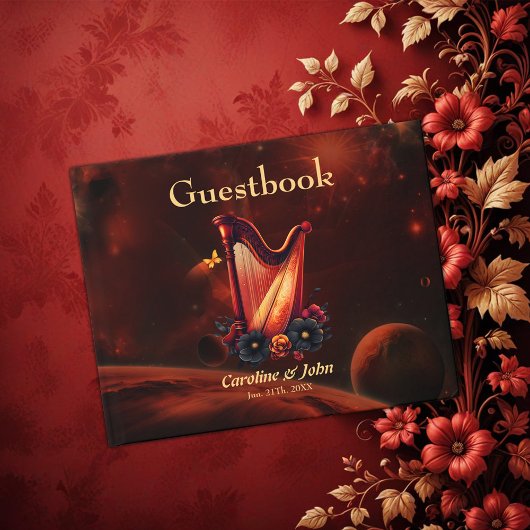 Kosmische melodie, de magie van de harp. gastenboek