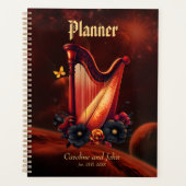 Kosmische melodie, de magie van de harp planner (Voorkant)