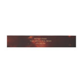 Kosmische melodie, de magie van de harp. uitnodigingen wikkel (Vlak)