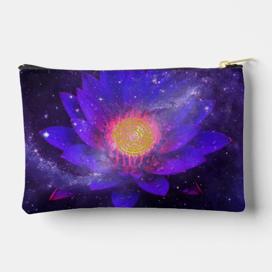 kosmische middernachtwaterlelie etui (Achterkant)