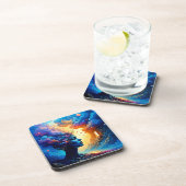 Kosmische Mindscape Art Bier Onderzetter (Rechterzijde)