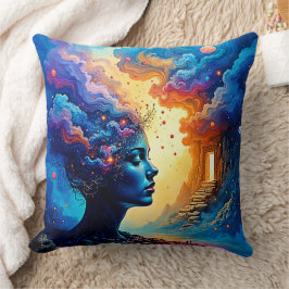Kosmische Mindscape Art Kussen