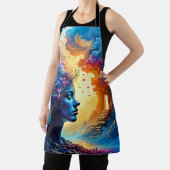 Kosmische Mindscape Art Schort (Insitu)