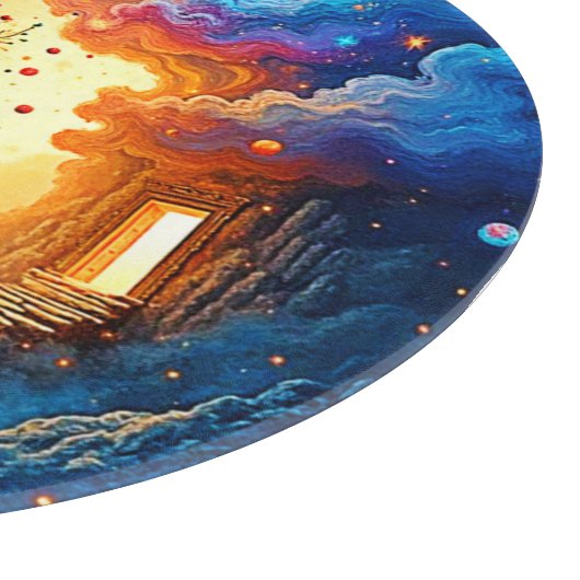 Kosmische Mindscape Art Snijplank (Hoek)