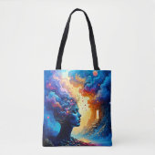 Kosmische Mindscape Art Tote Bag (Voorkant)