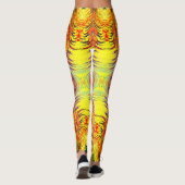 Kosmische mix van citrus leggings (Achterkant)