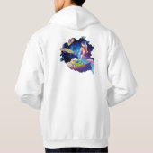 Kosmische Moeder Aarde en Hemelse Antilope Hoodie (Achterkant)