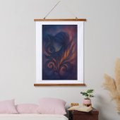 Kosmische Muze Hangend Wandkleed (Slaapkamer)
