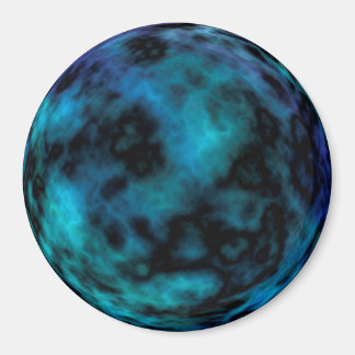 Kosmische namaak Blauwe Marmer Magneet