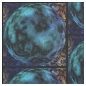 Kosmische namaak Blauwe Marmer Stof (Close Up)