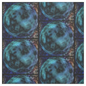 Kosmische namaak Blauwe Marmer Stof (Swatch)