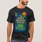 Kosmische Natuur Kunstprint  T-shirt (Voorkant)