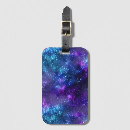 Kosmische Nebula Galaxy Buitenruimte Bagagelabel (Voorkant (verticaal))