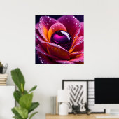 Kosmische nectar poster (Thuiskantoor)