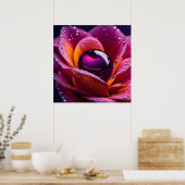 Kosmische nectar poster (Keuken)