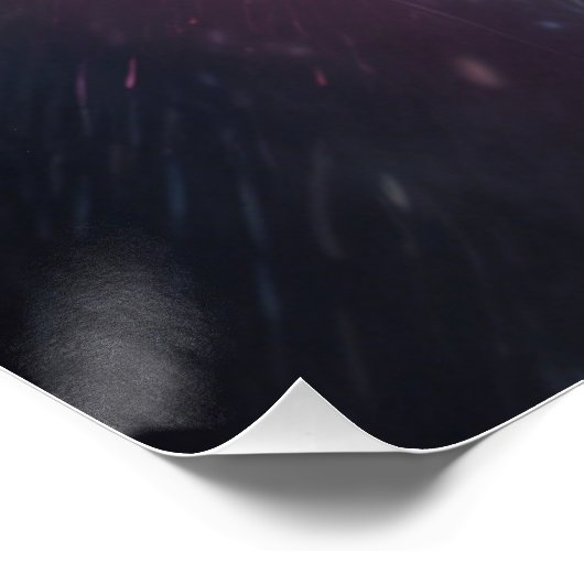 *~*Kosmische Neon Glowing Angel Wings AP78 Perfect Poster (Hoek)