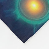 kosmische neon kwal fleece deken (Hoek)