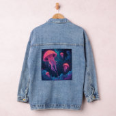 Kosmische Neon Kwallen Denim Jacket (Hangar)