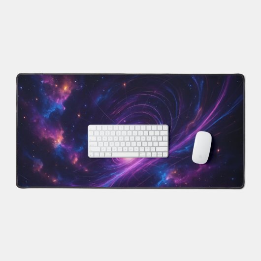 kosmische nevel in de galaxy-ruimtetijd bureaumat (Keyboard & Muis)