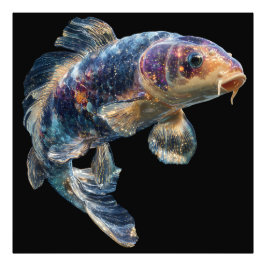 Kosmische Nevel Koi Foto Afdruk