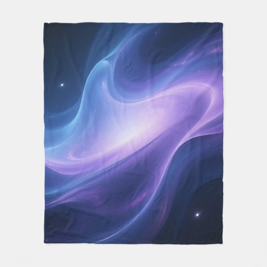 Kosmische Nevel Sterrenstelsel Abstract Fleece Deken (Voorkant)
