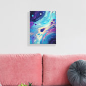 Kosmische Nevelwervel Canvas Afdruk (Insitu (Woonkamer))