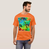 Kosmische Nevelwolkunst T-shirt (Voorkant volledig)