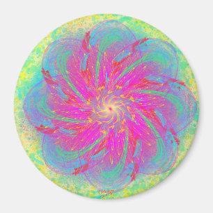 Kosmische Oase door Power Flower Magneet