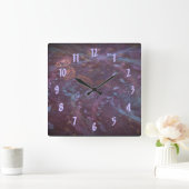 Kosmische Ocean Square Wall Clock Vierkante Klok (Huis)