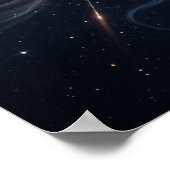 Kosmische Octopus Ster Afgrond Poster (Hoek)