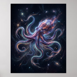 Kosmische Octopus Ster Afgrond Poster