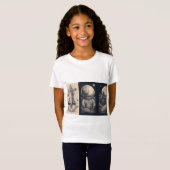 Kosmische Odyssee: Hemelse Silhouetten beginnen T-shirt (Voorkant volledig)