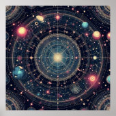 Kosmische Odyssee Poster (Voorkant)