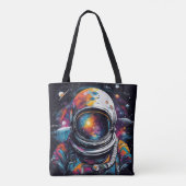 Kosmische Odyssey - Voel het Universum in je! Tote Bag (Achterkant)
