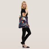 Kosmische Odyssey - Voel het Universum in je! Tote Bag (Op model)