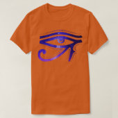 kosmische ogen van een Egyptische Hieroglyph T-shirt (Design voorkant)