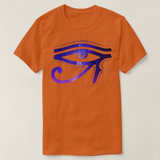 kosmische ogen van een Egyptische Hieroglyph T-shirt (Design voorkant)