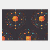 kosmische omloopbaan inpakpapier vel (Voorkant 2)