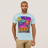 Kosmische ondode kronieken t-shirt (Voorkant volledig)