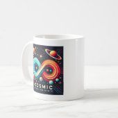 Kosmische oneindigheid: ontdek het oneindige koffiemok (Voorkant links)