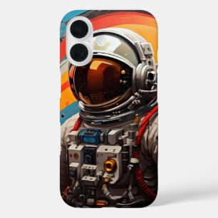 Kosmische ontsnapping - Retro Astronaut Hoesje