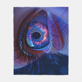 Kosmische Oog Starlight Gaze Fleece Deken (Voorkant)